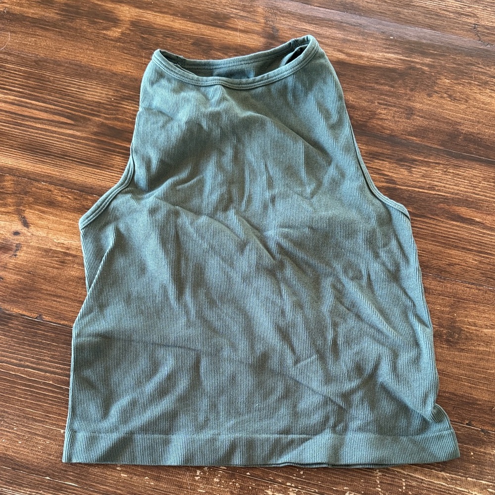 Chic Olive Sleeveless Tank Top
